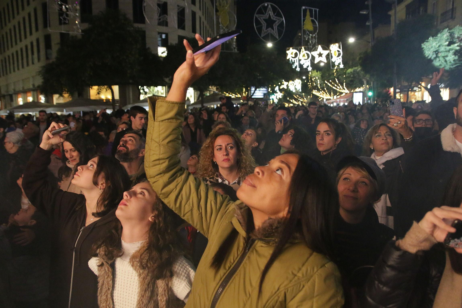 El encendido navideño de Almería, en imágenes