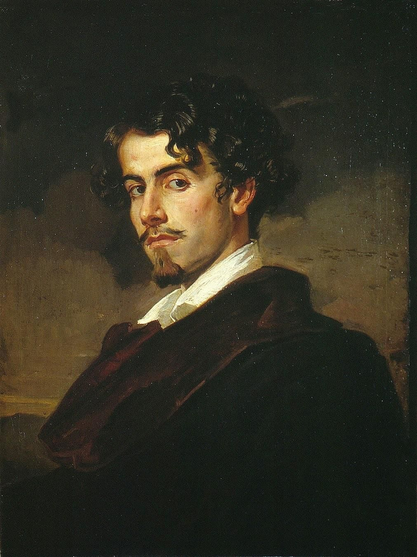 Retrato de Gustavo Adolfo Bécquer, de Domínguez Bécquer (h. 1862).