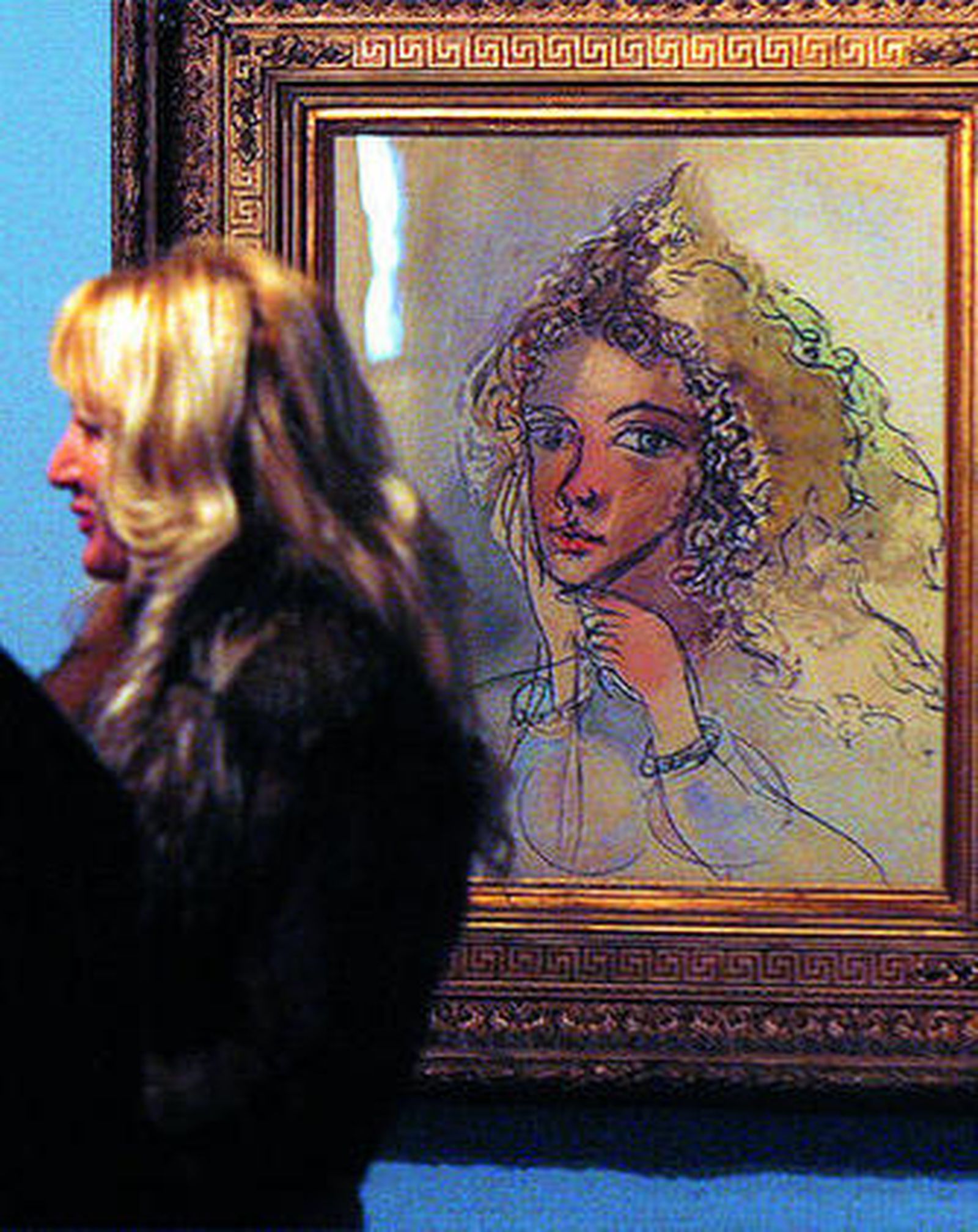 Uno de los cuadros de Gran que se exponen en Santa Catalina.