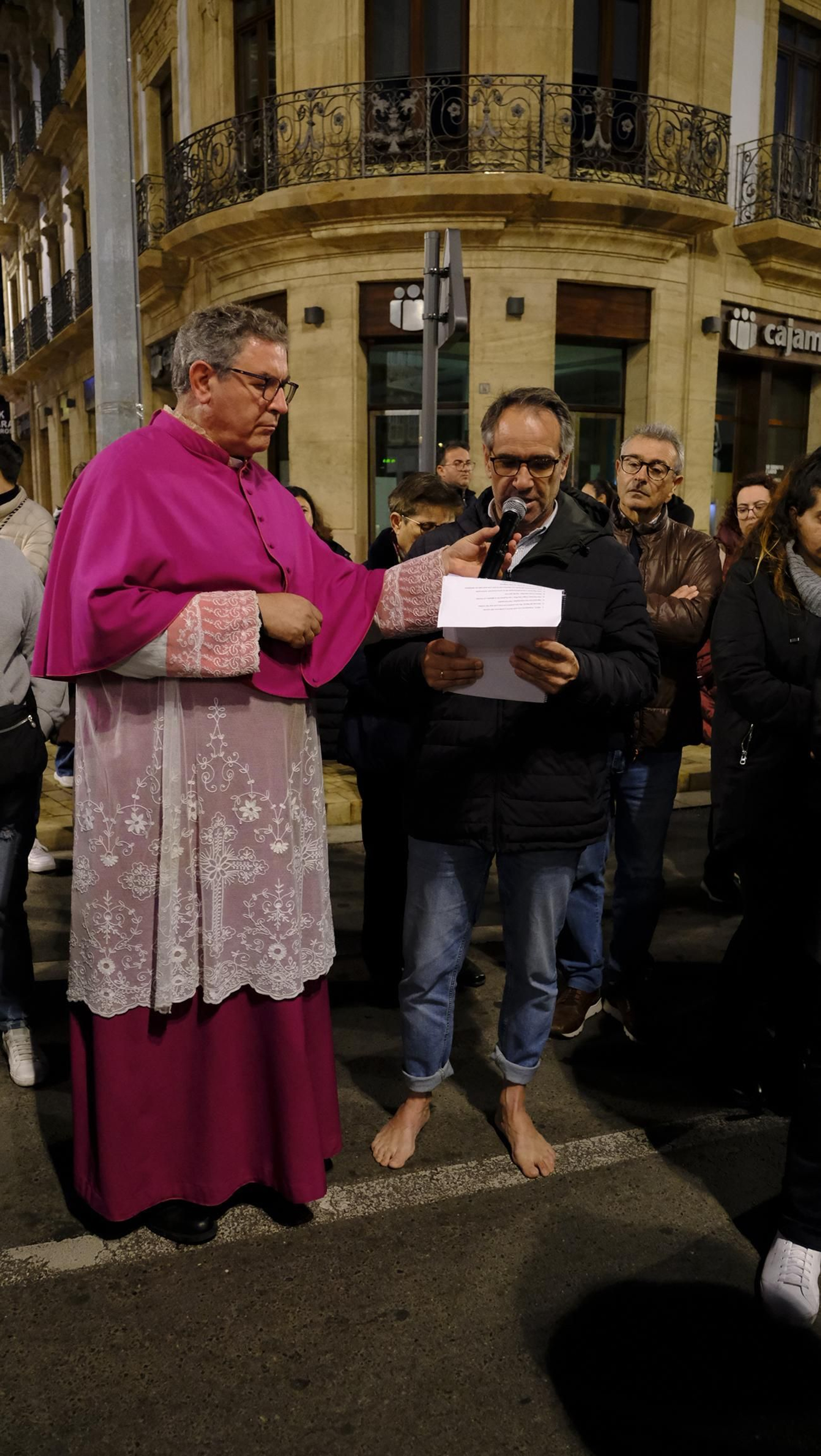 Las imágenes del Vía Crucis del Cristo de la Escucha