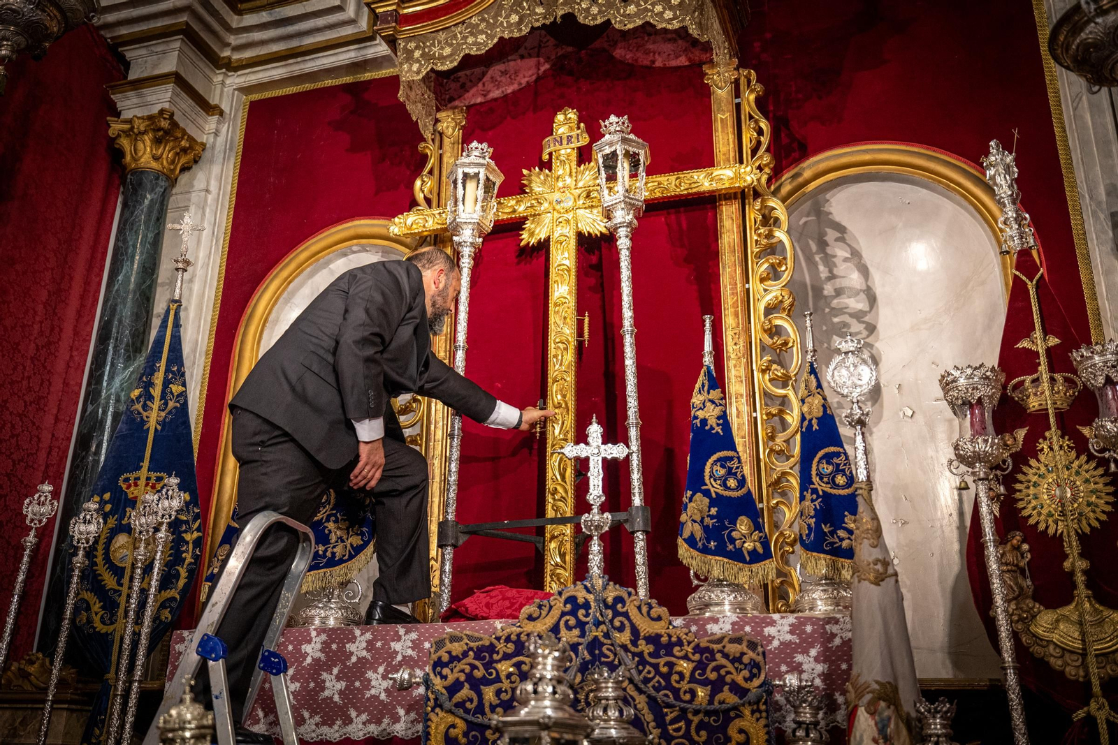 Las imágenes de la cofradía de La Palma en la Semana Santa de Cádiz de 2024