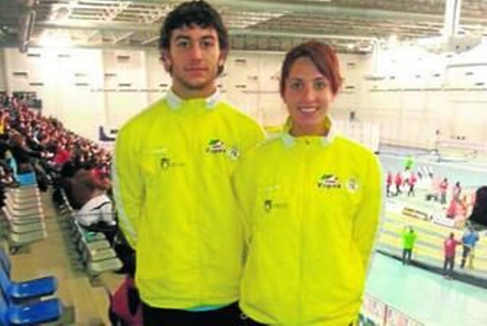 Holgado y Maldonado, ayer en Antequera.