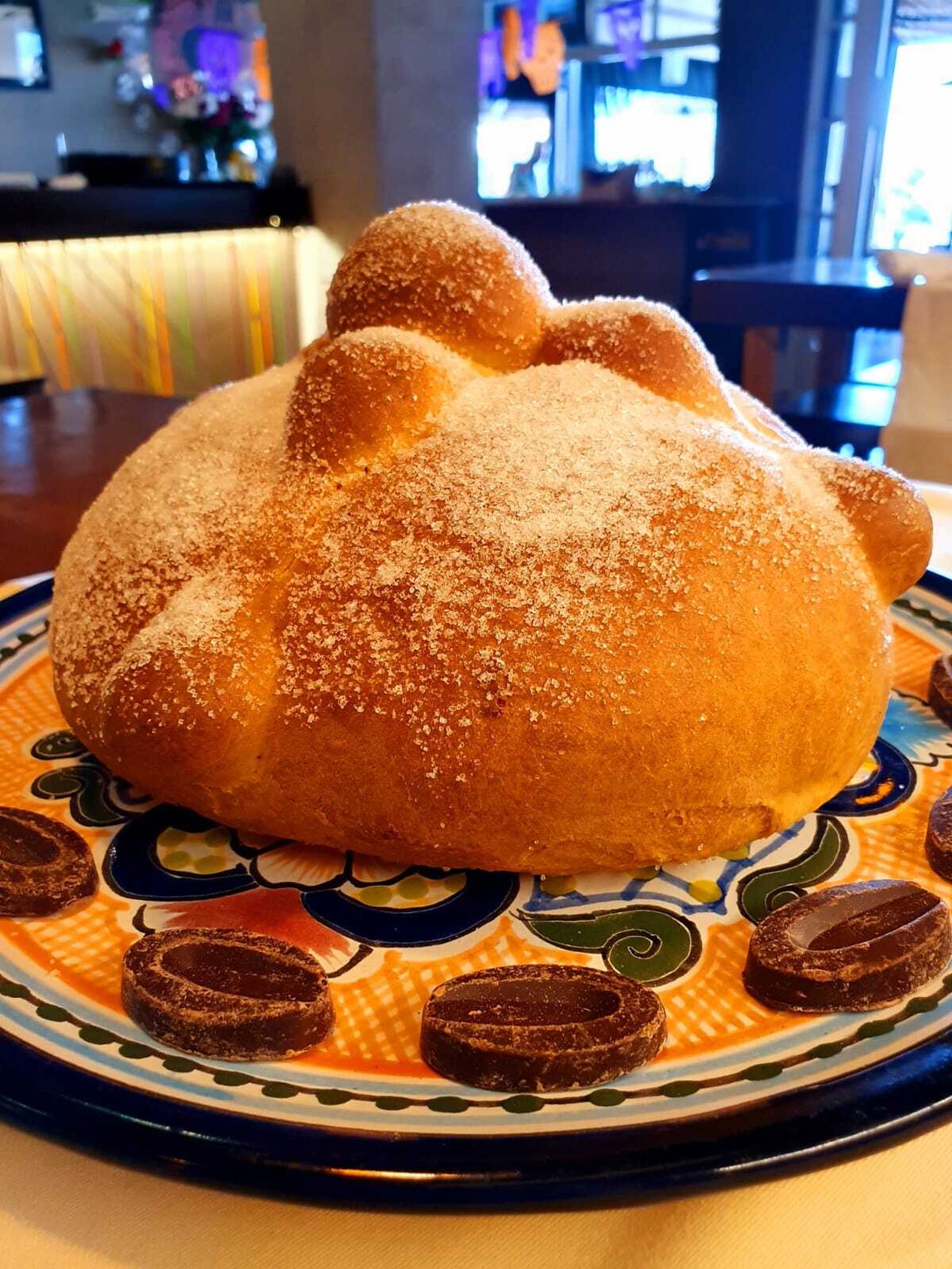 Pan de muertos de Sed de México.