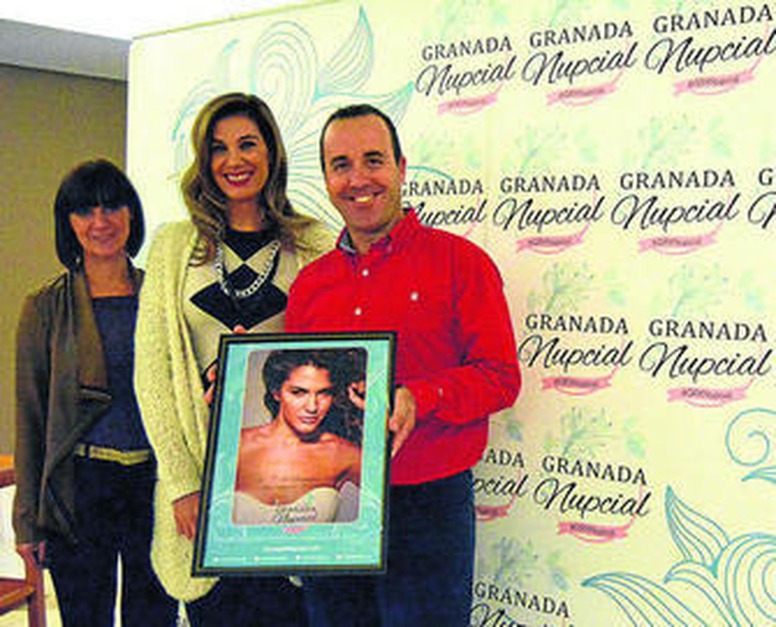 Los responsables de la feria durante la presentación en el día de ayer.