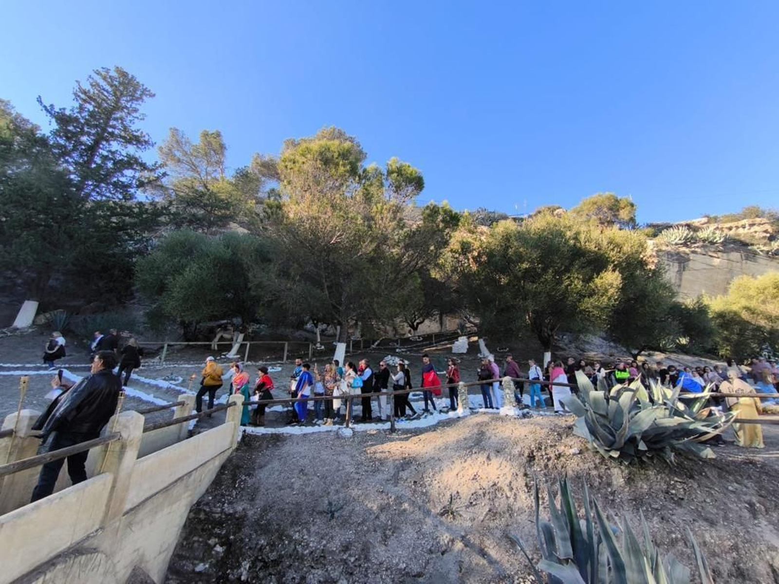 Las imágenes del belén viviente de Espera