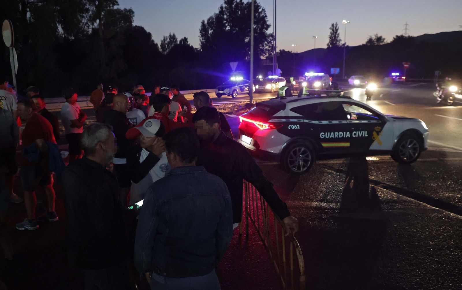 Fotos de la jornada del viernes de la huelga del metal en el Campo de Gibraltar