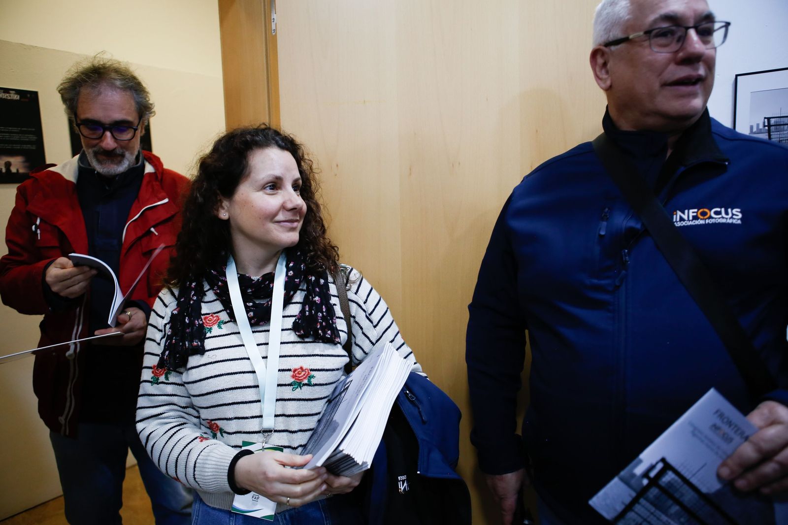 Fotos de la exposición de Infocus sobre la Verja de Gibraltar