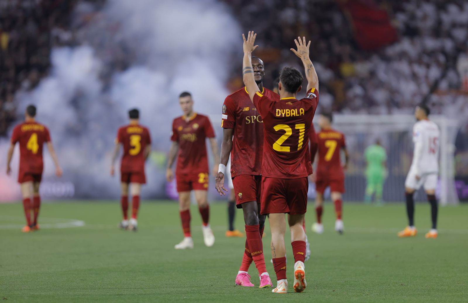 Las imágenes del Sevilla-Roma