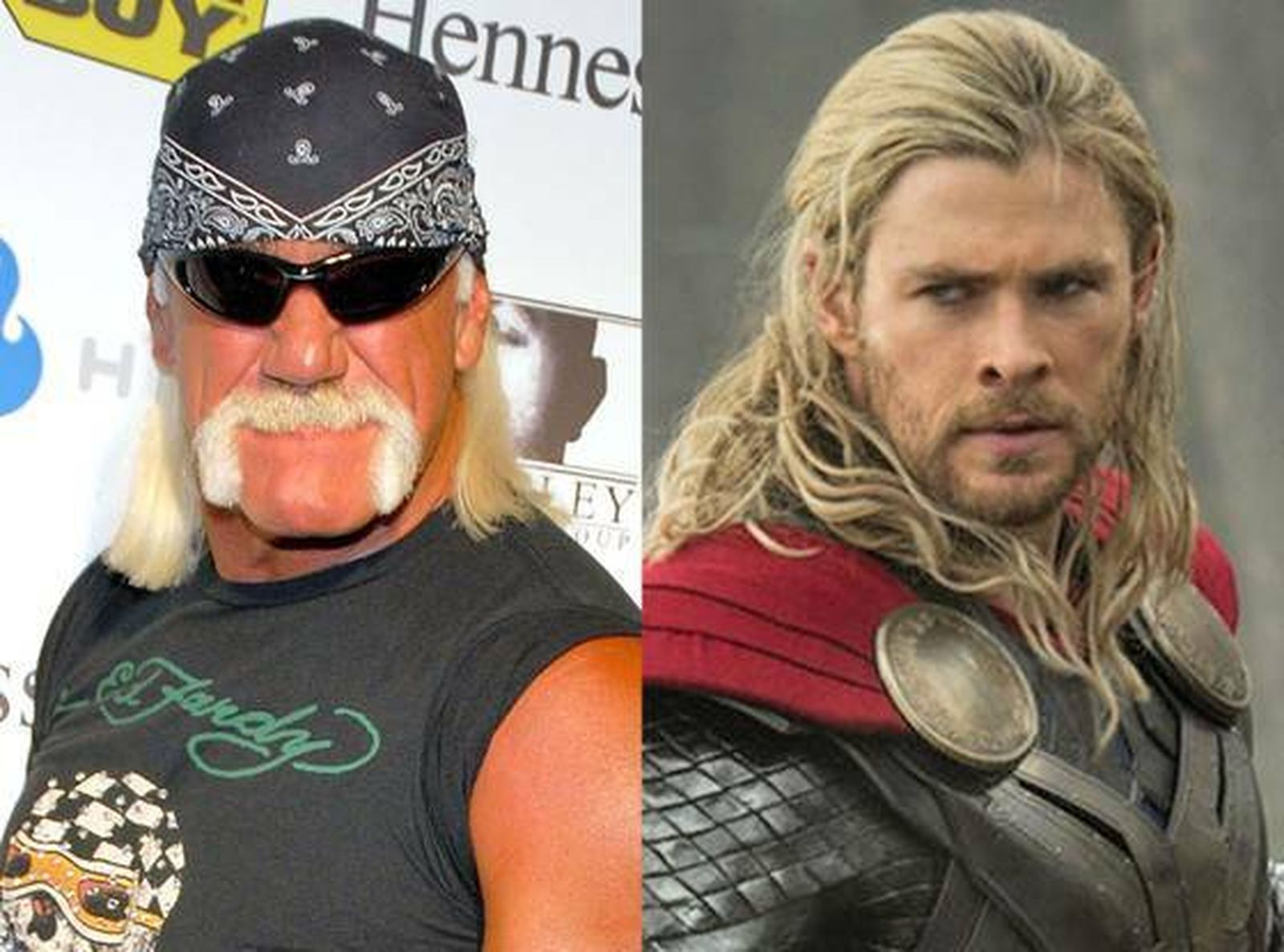 Hulk Hogan y Chris Hemsworth
