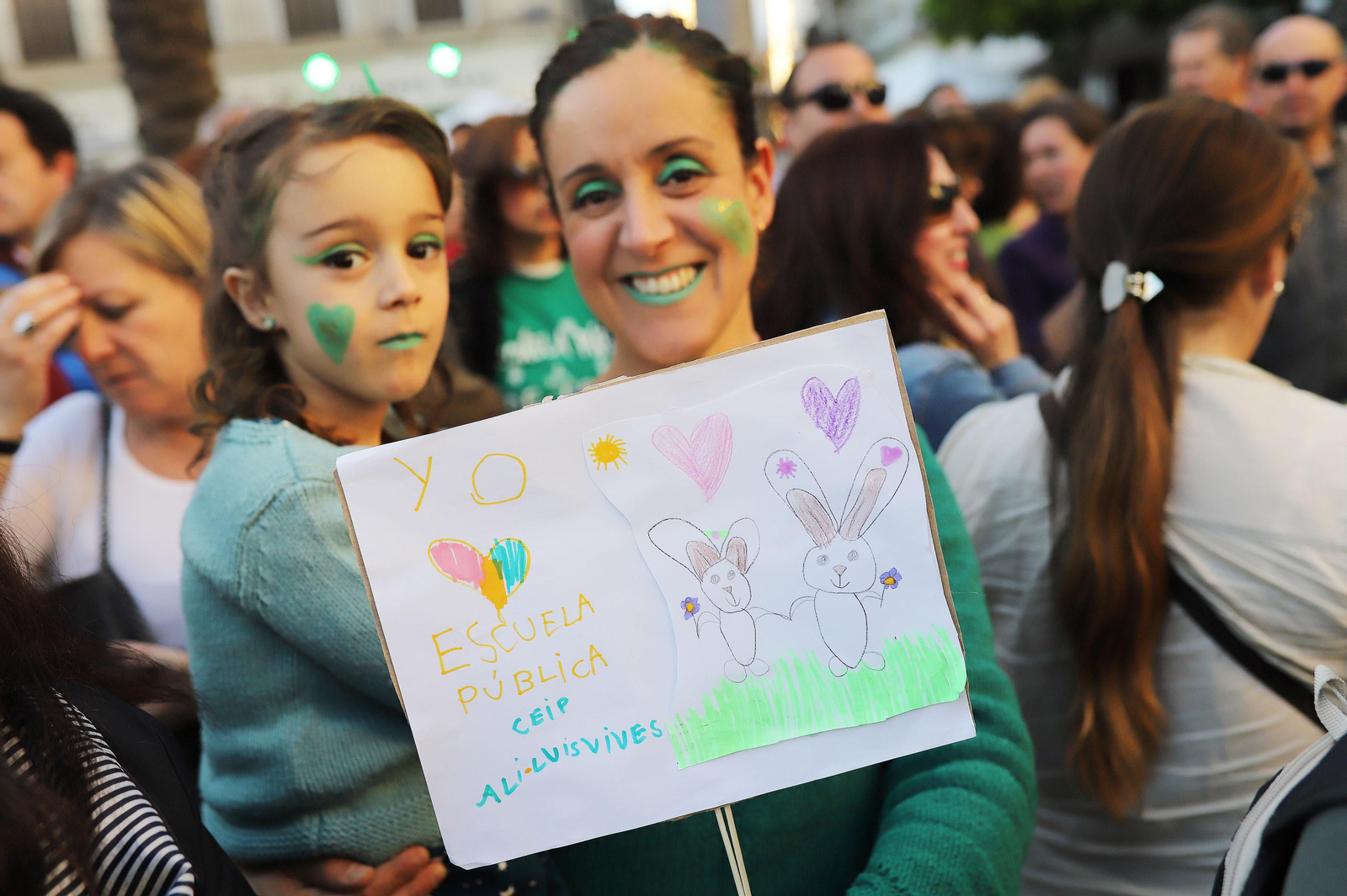 Protestas en Jerez contra el nuevo decreto de escolarización