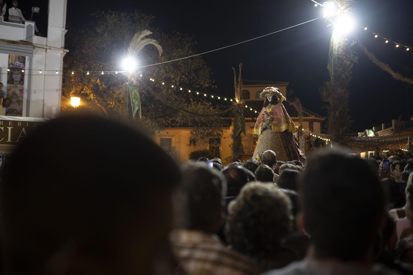 Imágenes del traslado de la Virgen del Rocío de Almonte hasta El Chaparral