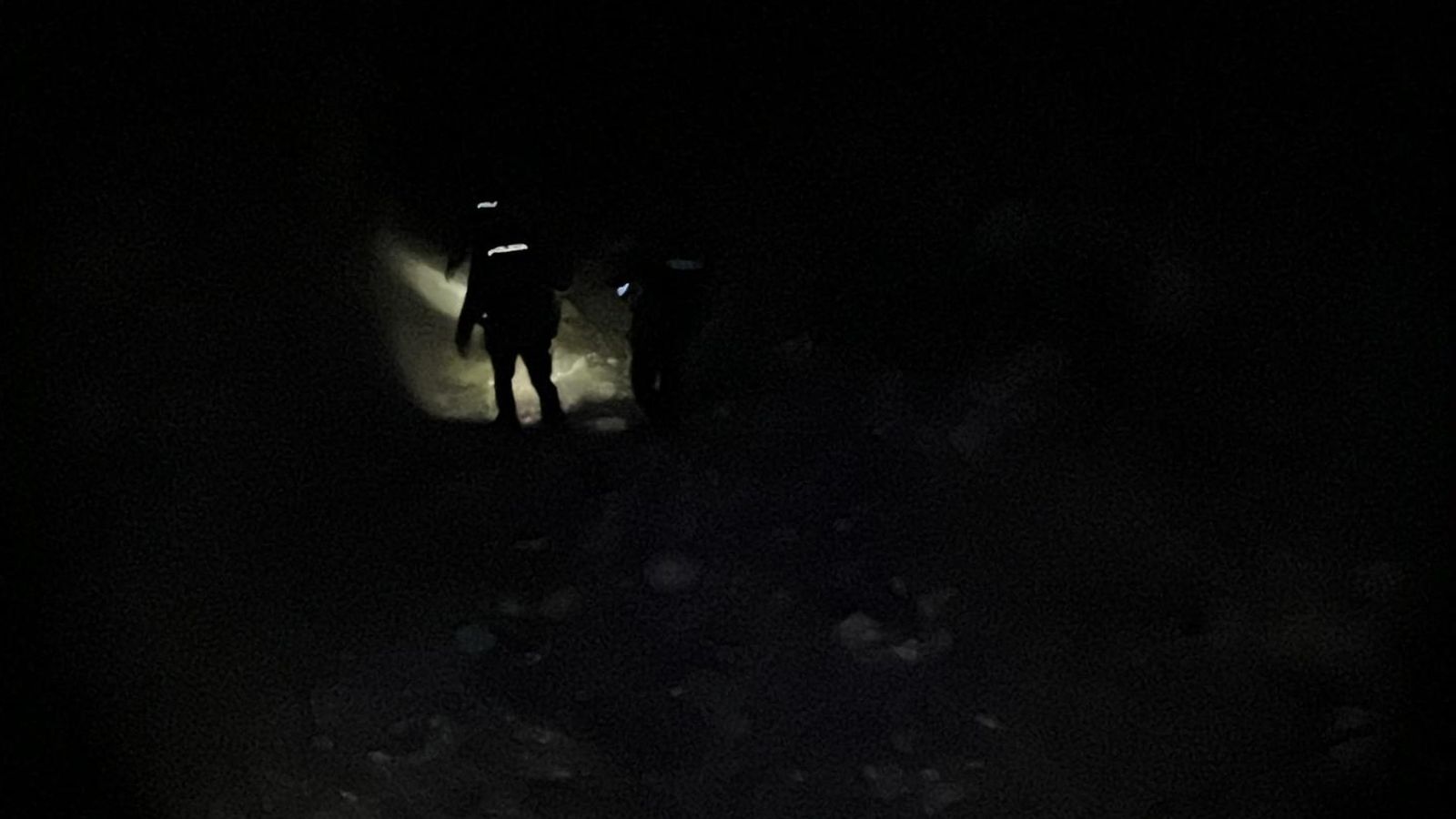 Así fue el rescate de Rafael a cargo de cuatro ángeles de la guarda uniformados.