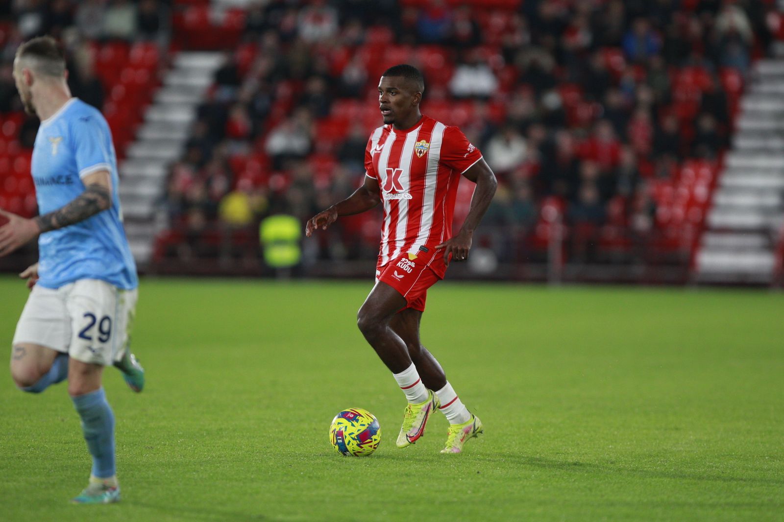 Imágenes del partido de fútbol amistoso U.D. Almería-Lazio