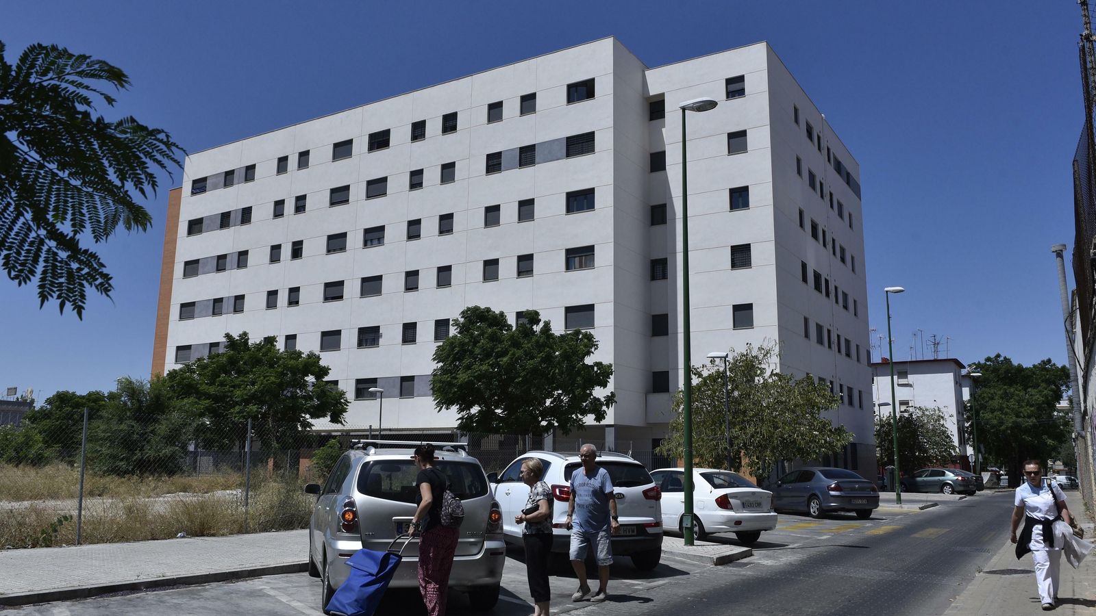 A finales del año pasado se adjudicaron las 47 viviendas del edficio Cátodo, junto a la avenida de Andalucía.