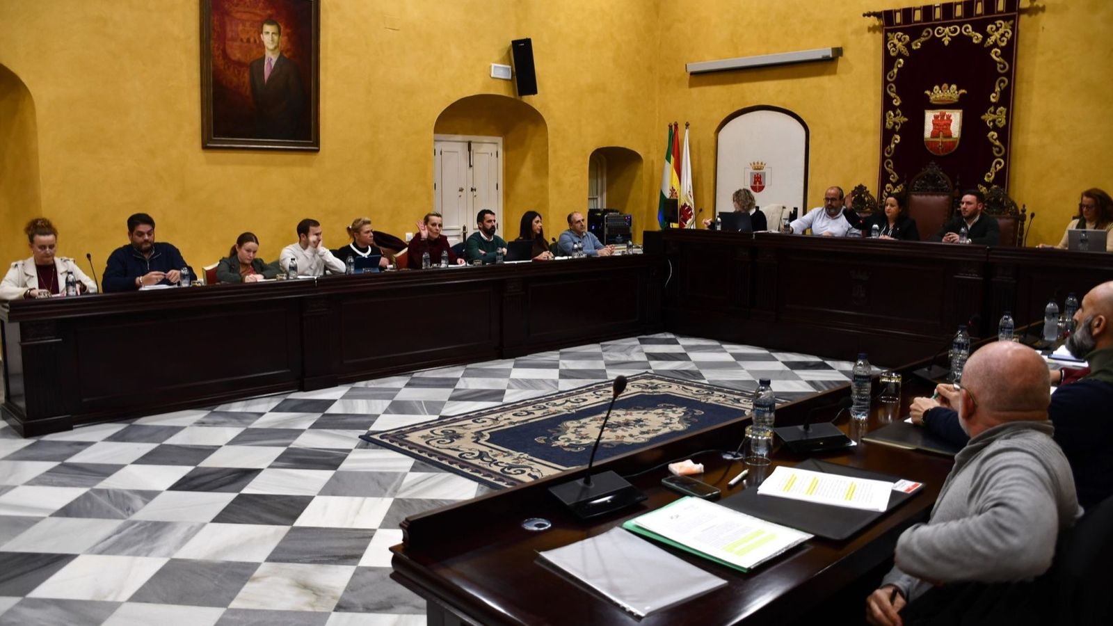 El Pleno celebrado este jueves en San Roque.
