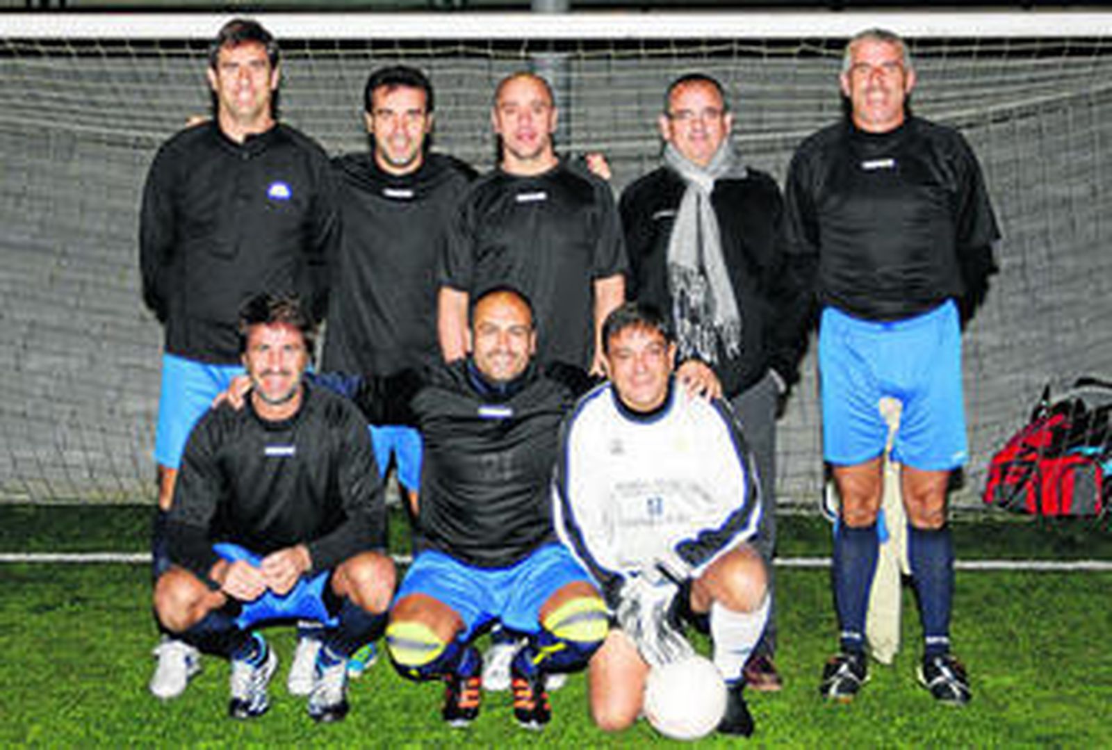 Formación de Arroyuelo Plaza, equipos de veteranos de fútbol-7.
