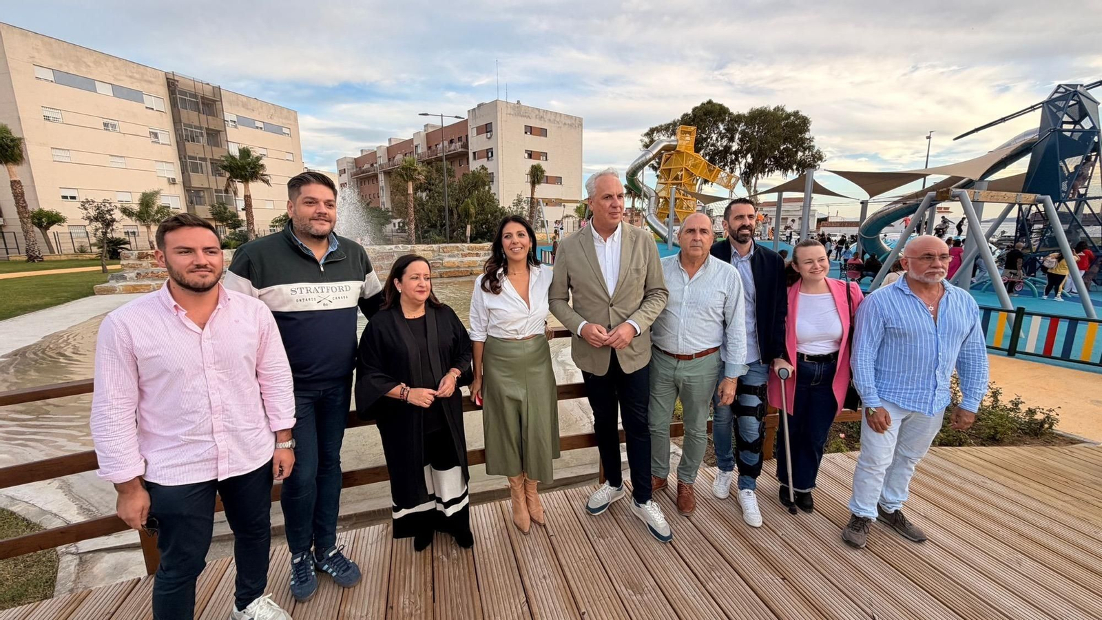 Multitudinaria inauguración del nuevo parque temático entre Campamento y Puente Mayorga