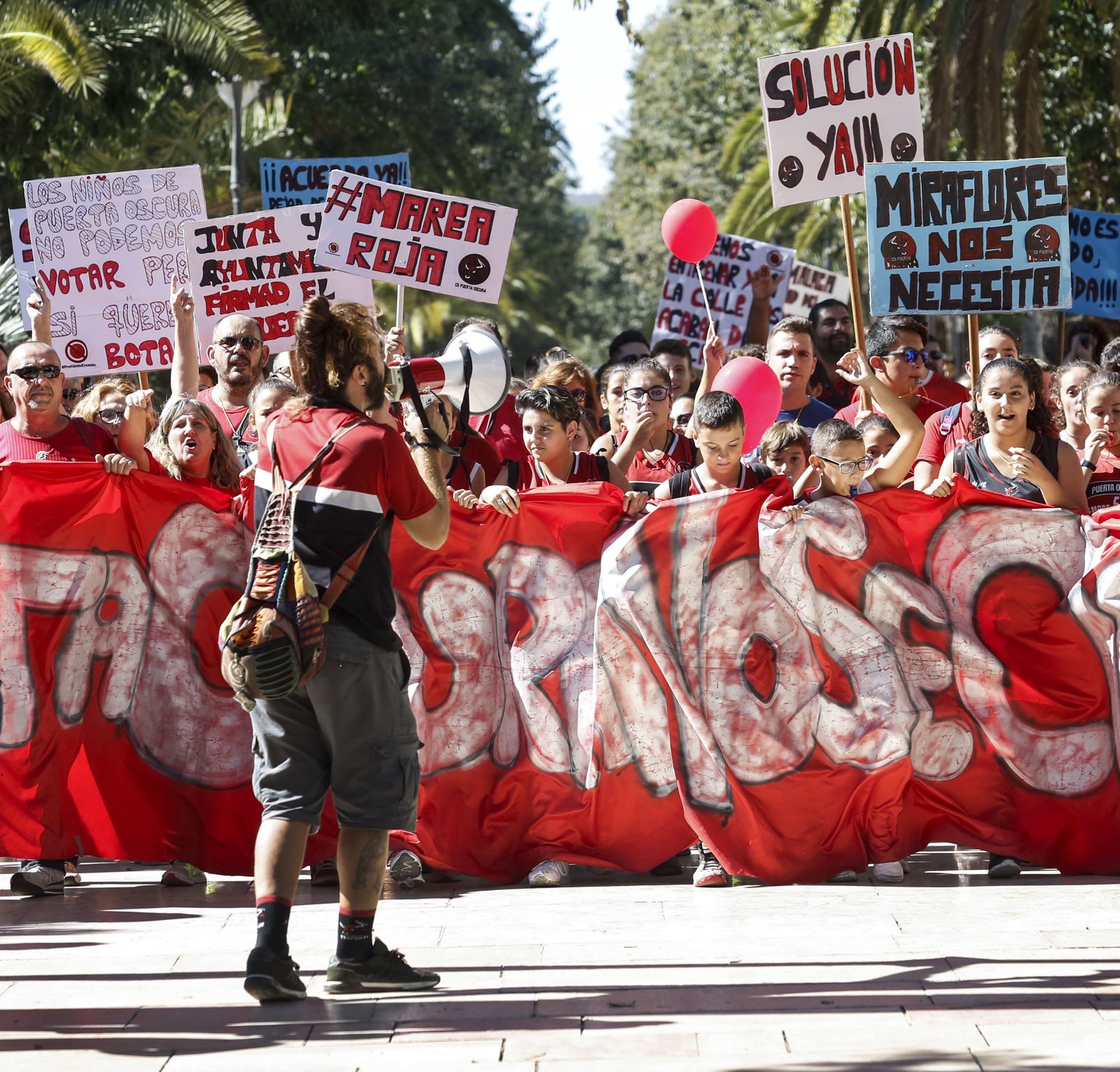 Protesta del Puerta Oscura