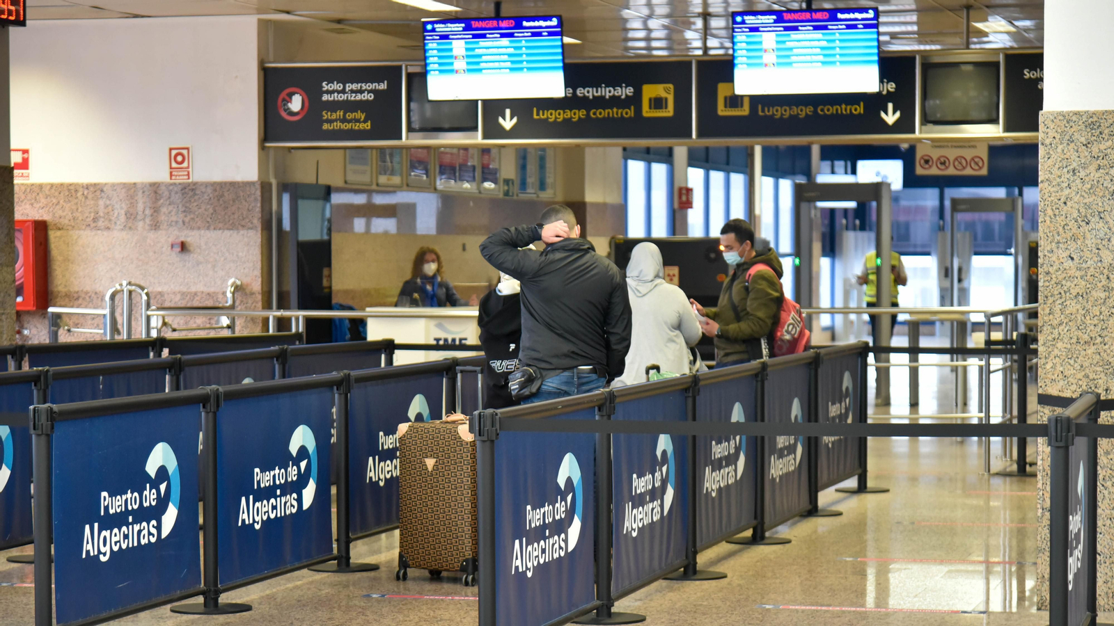 Primer día de viajes en ferry de Algeciras a Tánger-Med tras la pandemia