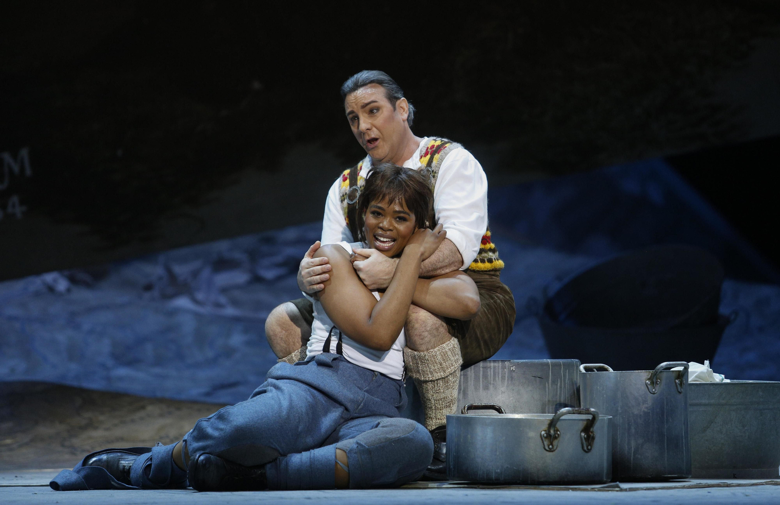 El ensayo general de la ópera 'La hija del regimiento'