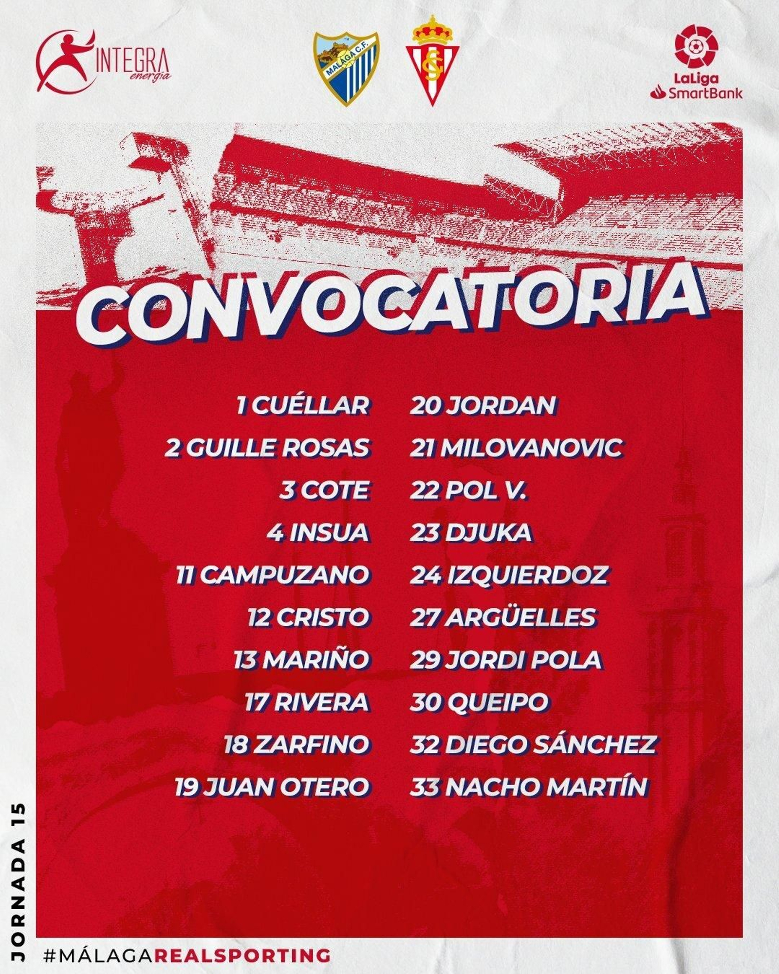 Convocatoria del Sporting.