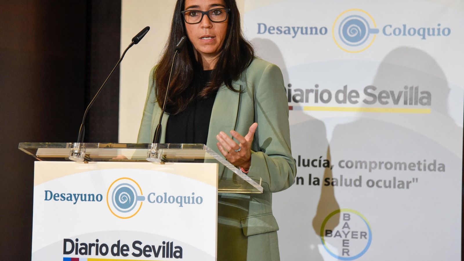 Íngrid Pàllas, responsable del Área de Oftalmología de Bayer España.