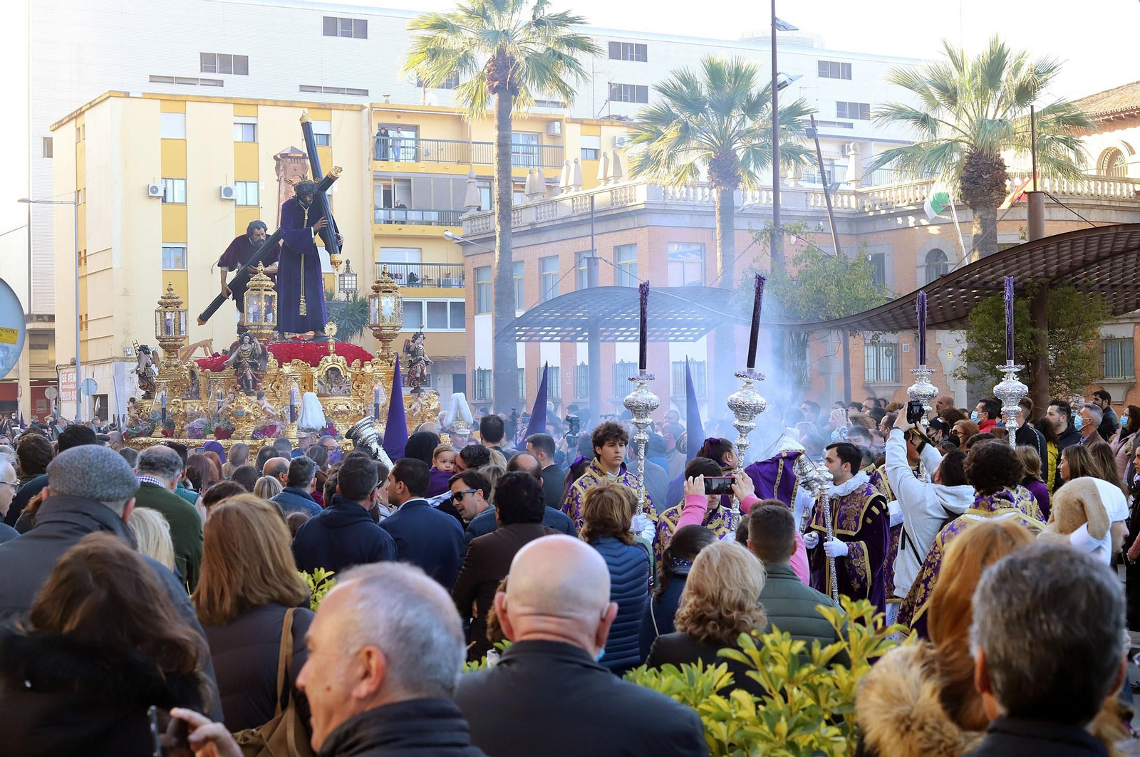 Imágenes del Nazareno en la madrugá de Huelva