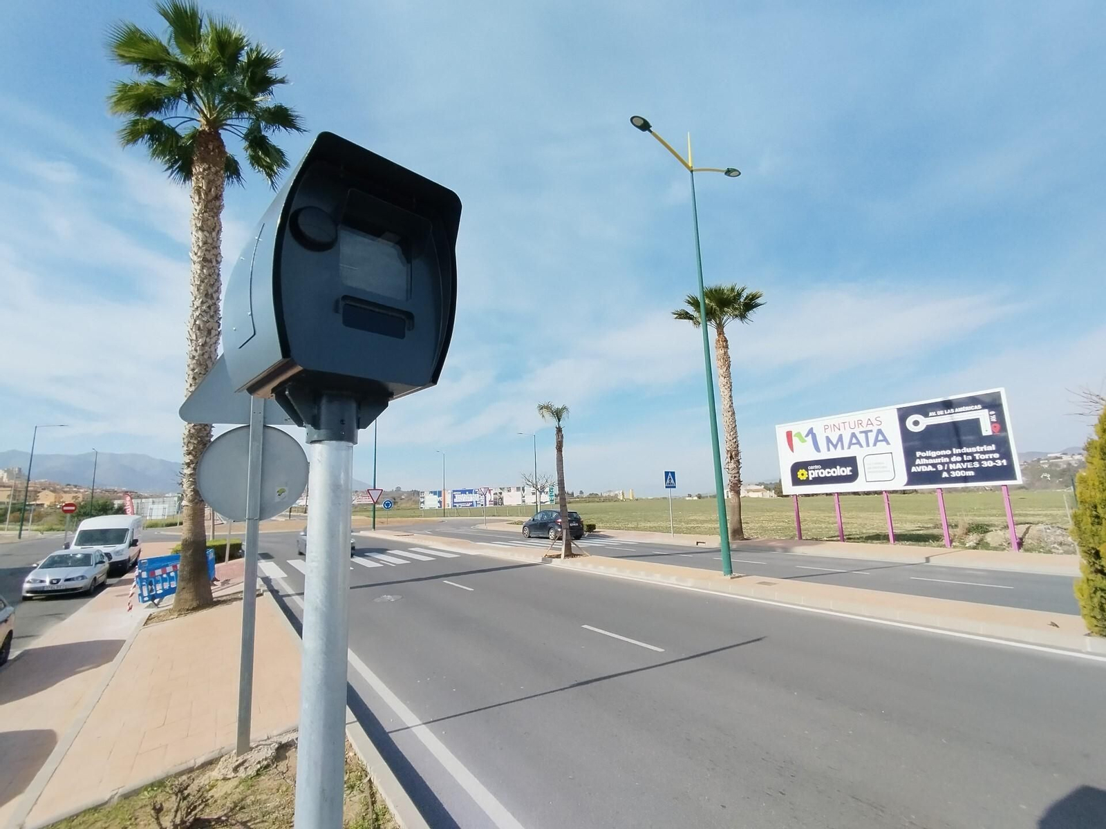 El radar instalado en la avenida de las Américas, en Alhaurín de la Torre El radar instalado en la avenida de las Américas, en Alhaurín de la Torre