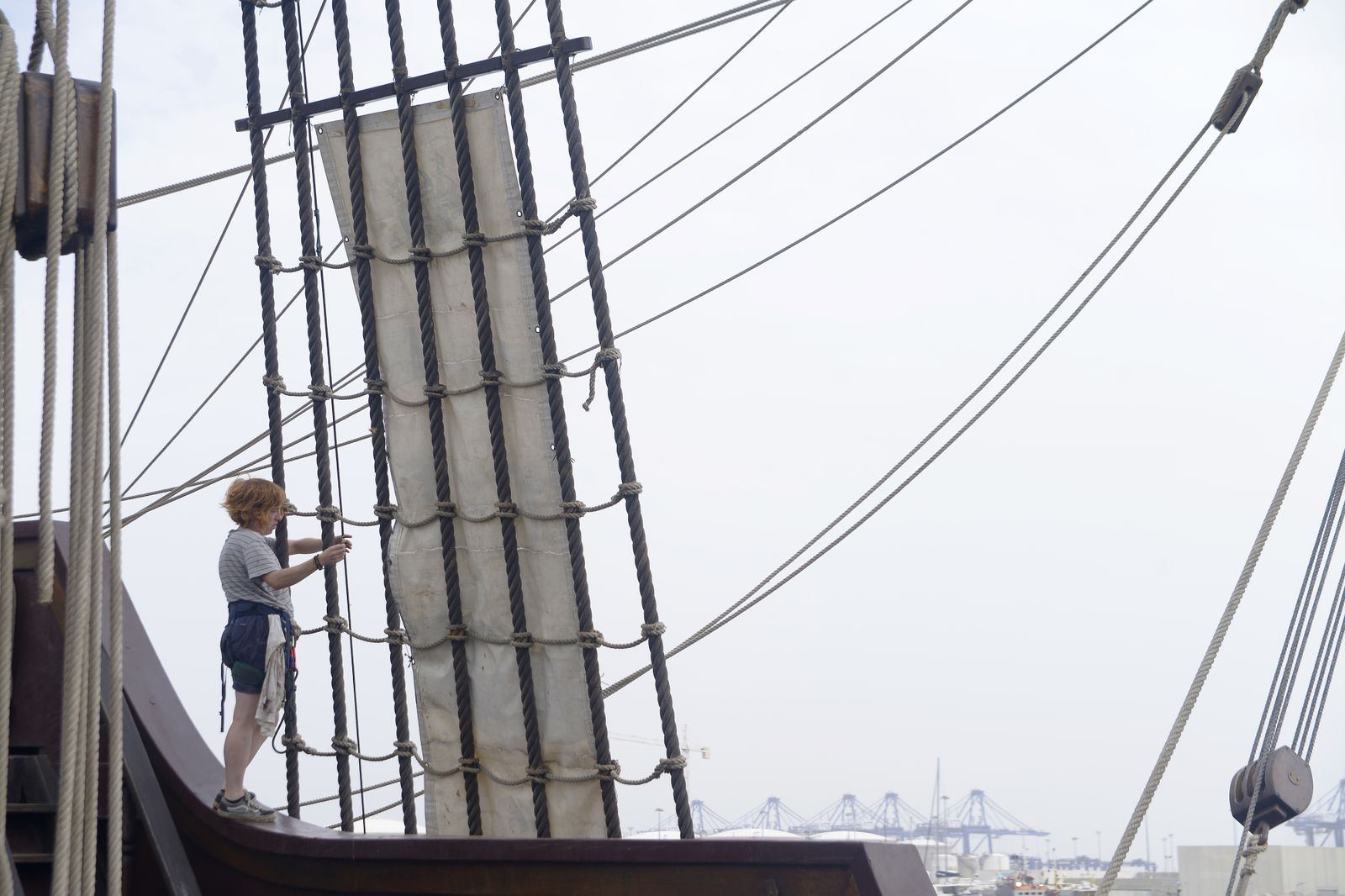 Escala del galeón Andalucía  en Algeciras