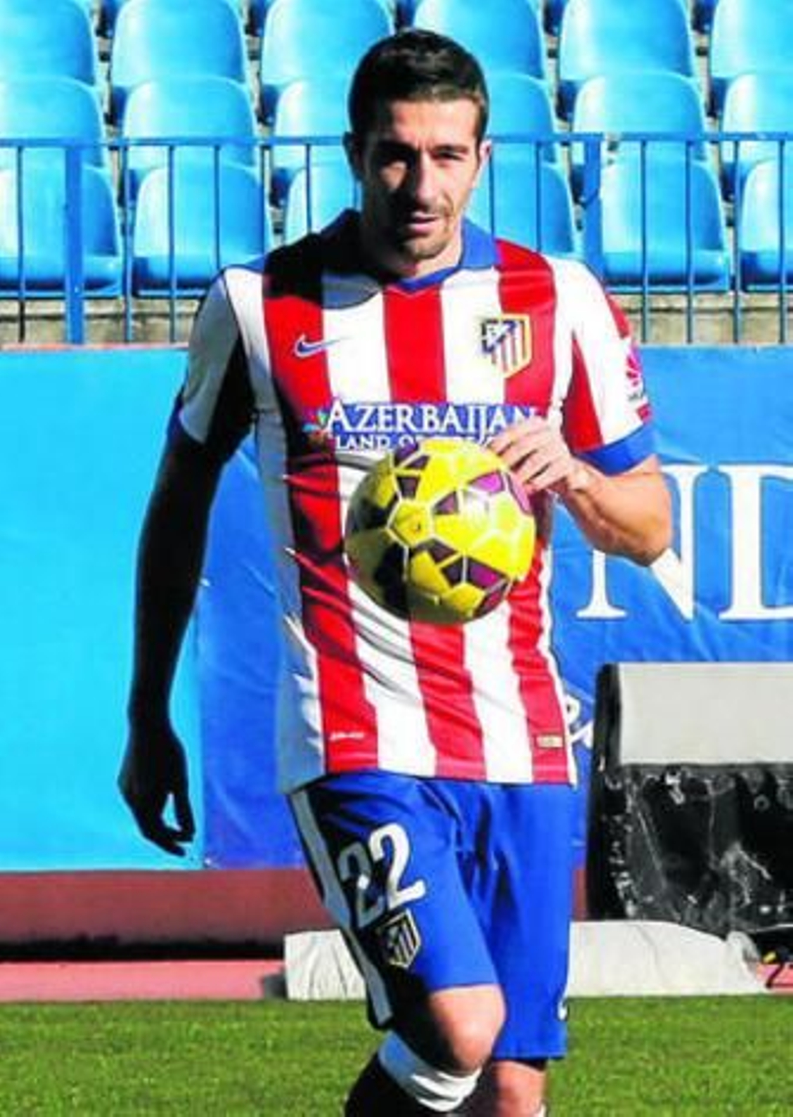 Cani, emocionado en el Atlético