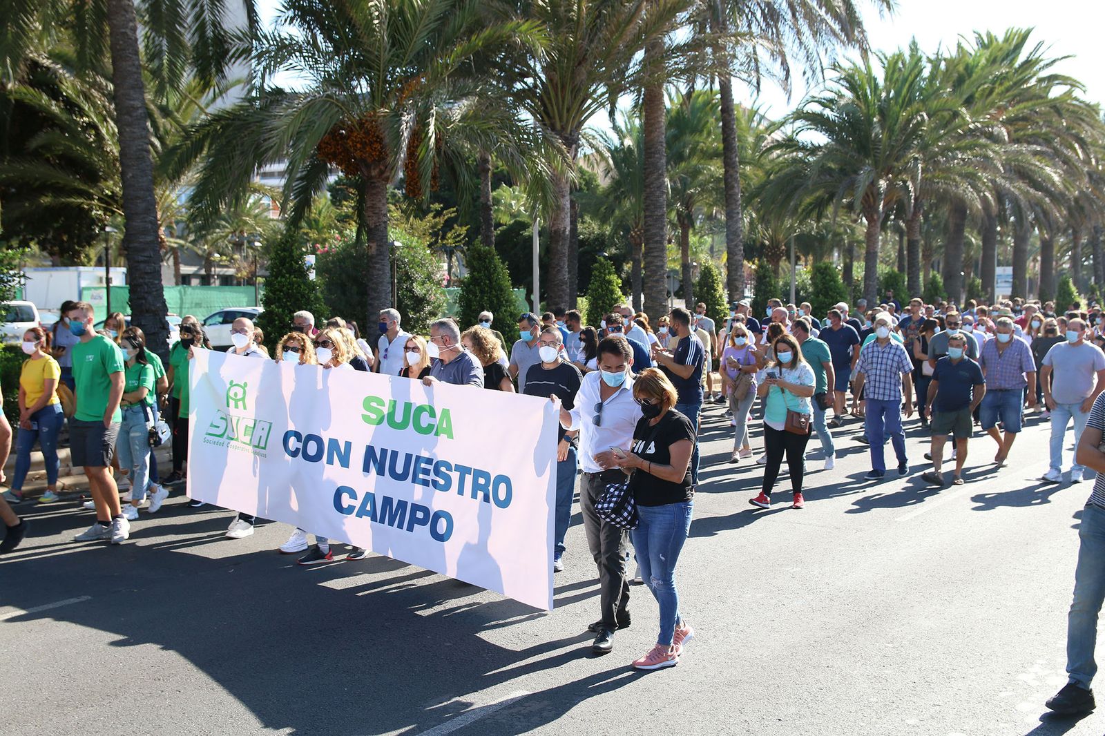 Las imágenes de la manifestación de los agricultores