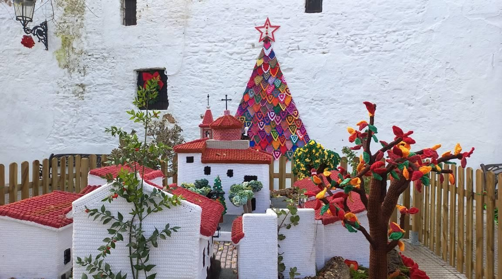 Navidad de ganchillo en Castaño del Robledo
