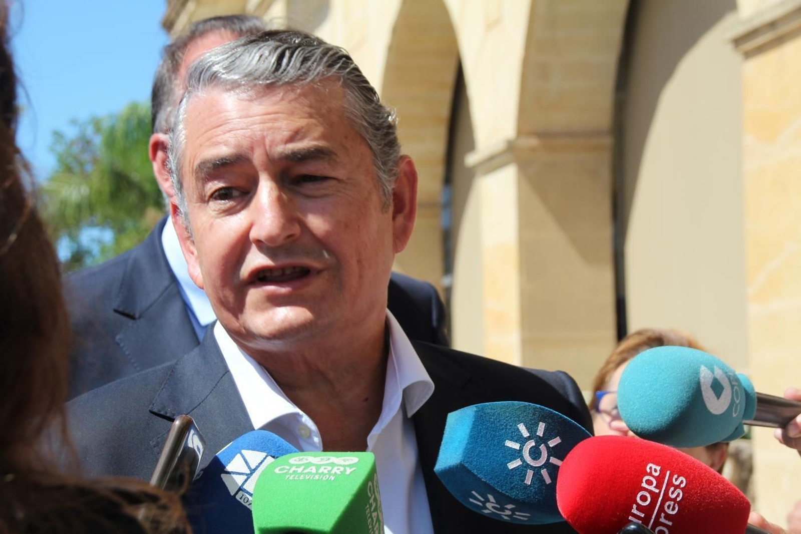 El consejero de la Presidencia de la Junta, Antonio Sanz