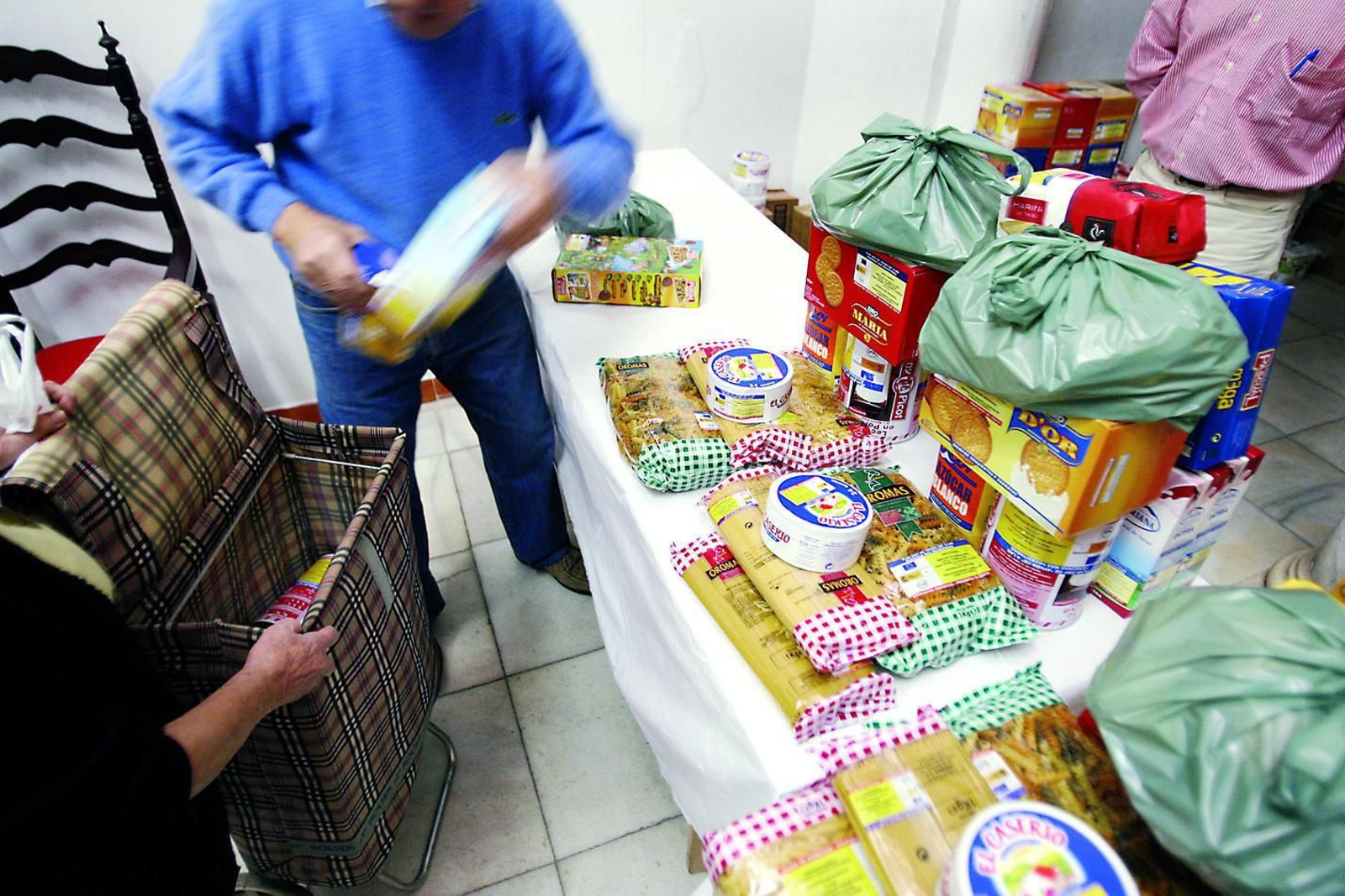 Imagen de uno de los economatos de Málaga capital.