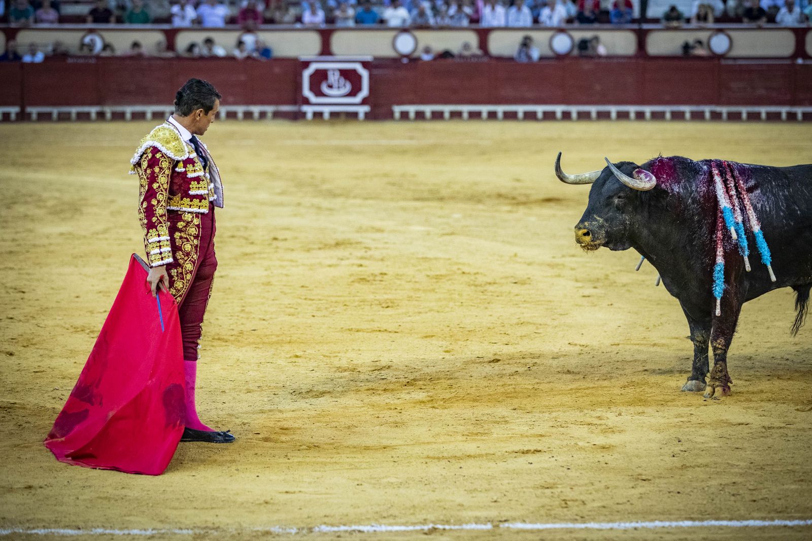 Daniel Crespo, Manzanares y Juan Ortega, en la plaza de toros de El Puerto