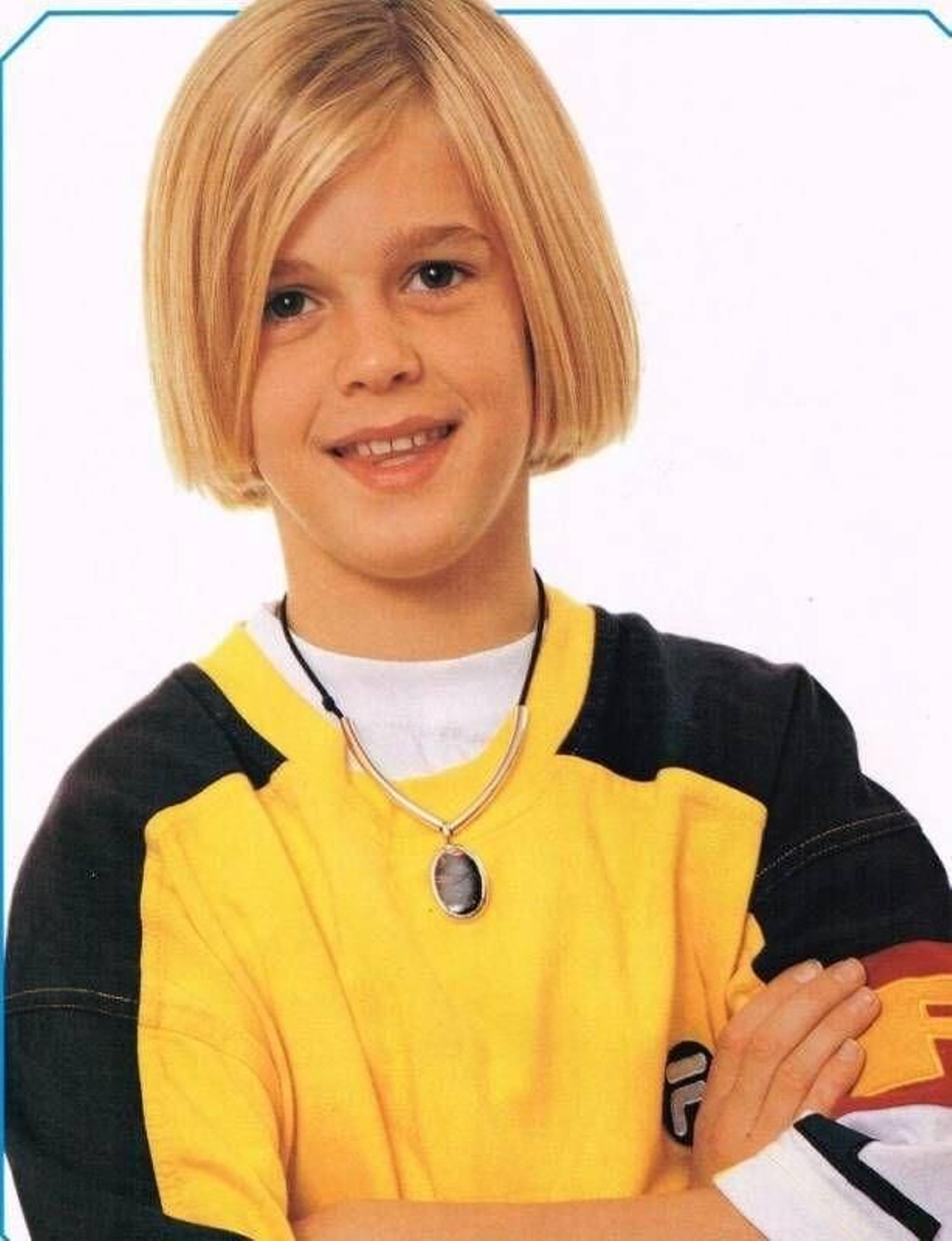 Aaron Carter cuando era el cantante de moda y tenía sólo 9 años