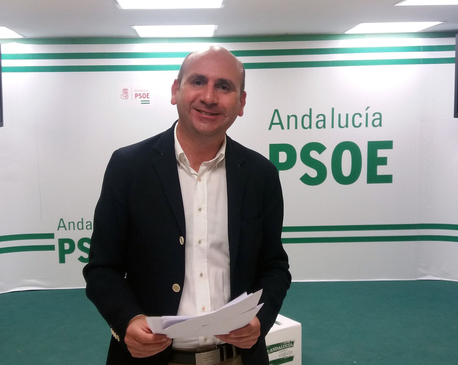 Francisco Conejo en la rueda de prensa de este sábado.