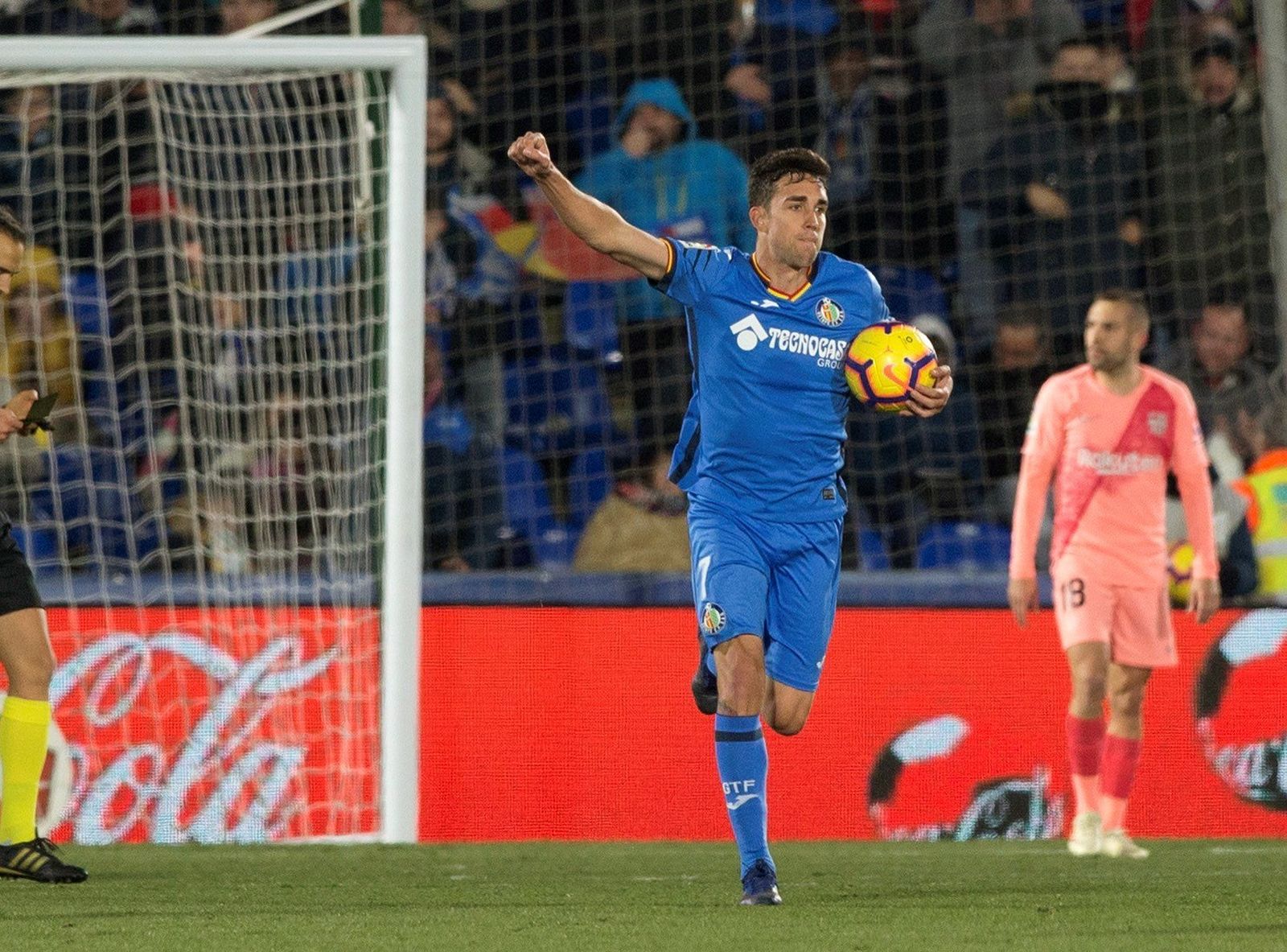 El Getafe-Barcelona, en imágenes