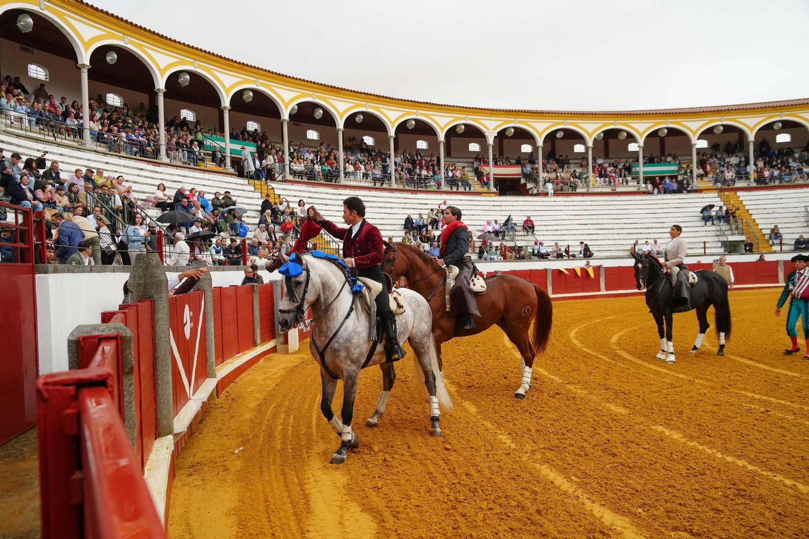 La corrida de rejones de la Feria de Pozoblanco, suspendida por la lluvia