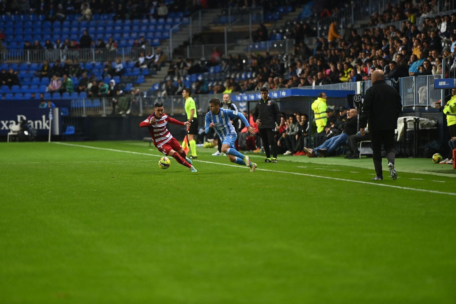 El Málaga CF - Granada CF, en fotos