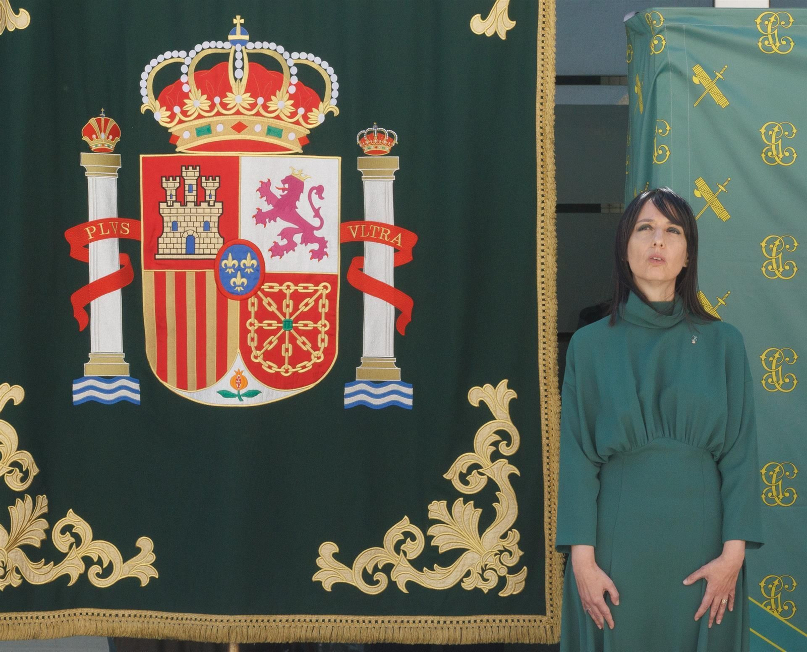 La directora de la Guardia Civil, Mercedes González, durante su toma de posesión en abril.