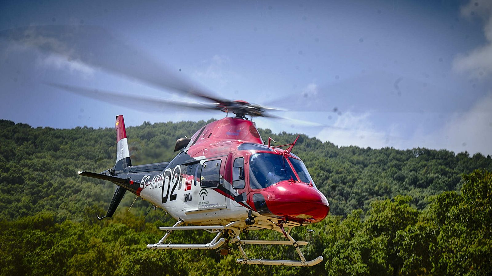 Simulacro de incendio del CEDEFO de Algodonales.