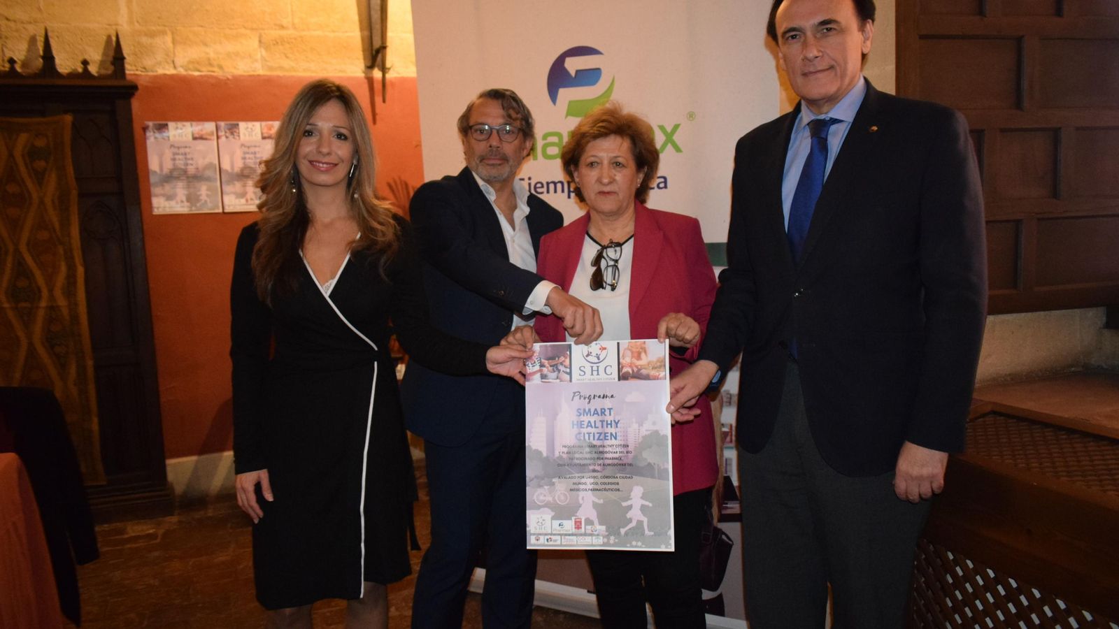 Sheila Romera, Juan Carlos Santé, María Sierra Luque y José Carlos Gómez Villamandos.