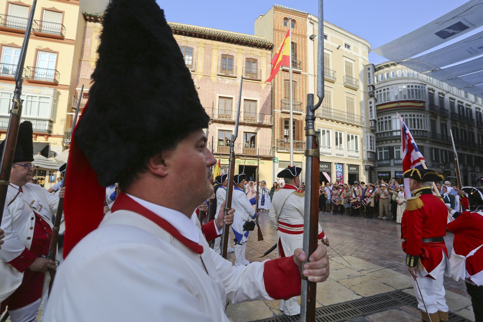 Las fotos del desfile en Málaga en recuerdo a Bernardo de Gálvez