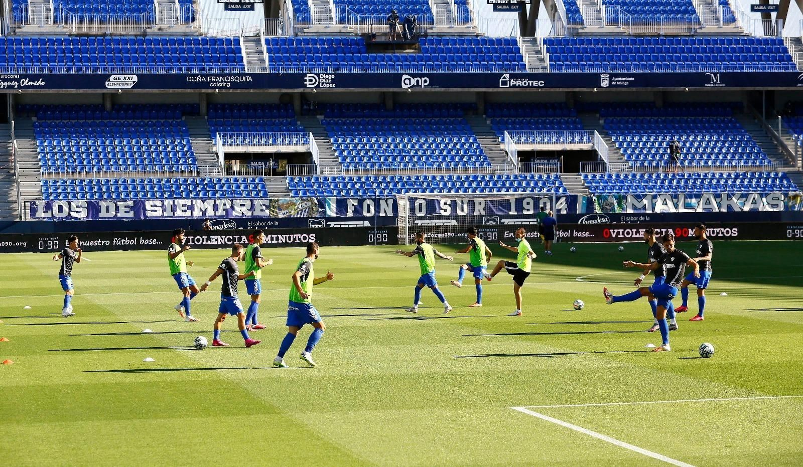 Las fotos del Málaga - Girona