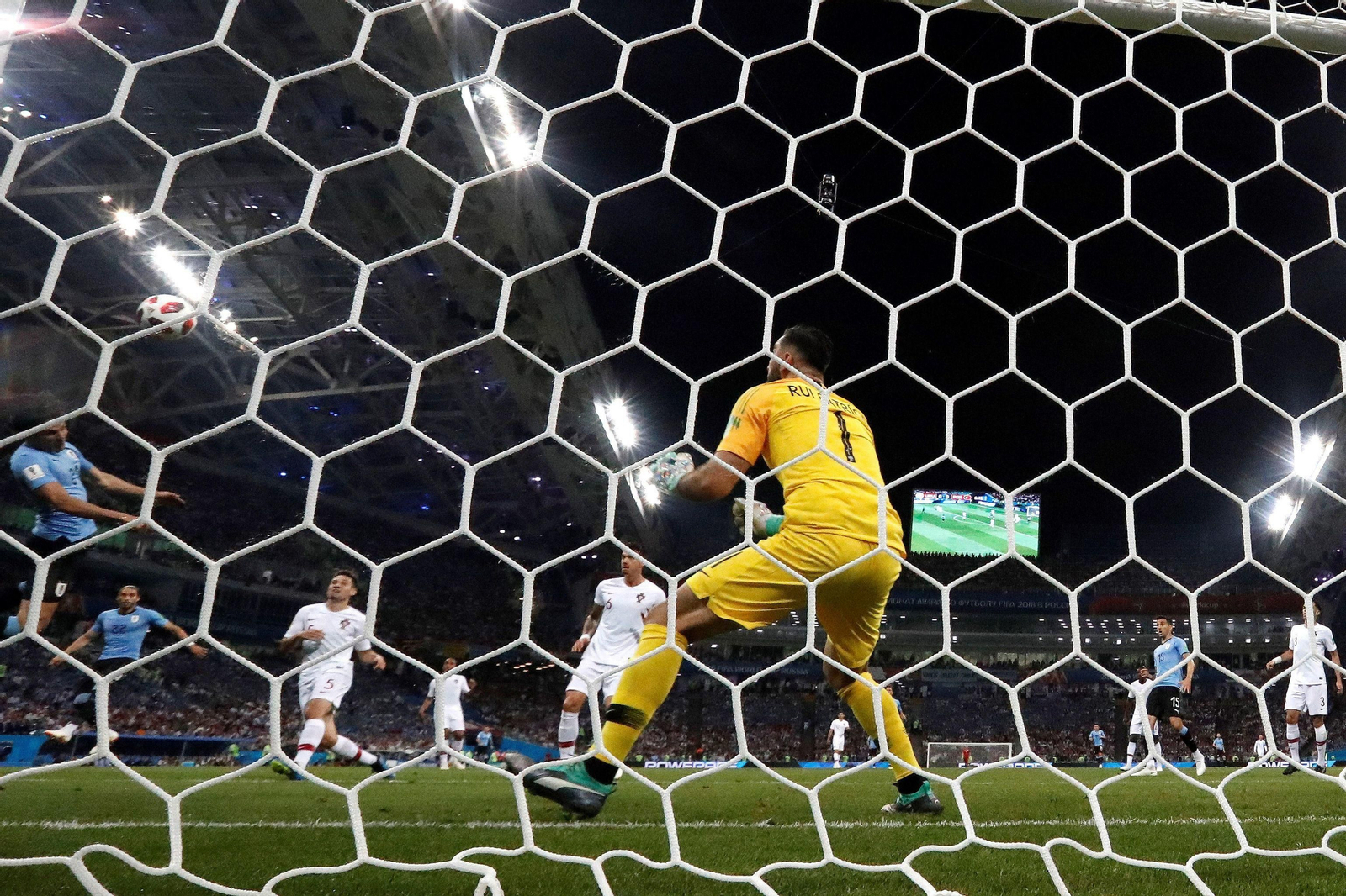 Las imágenes del Uruguay-Portugal