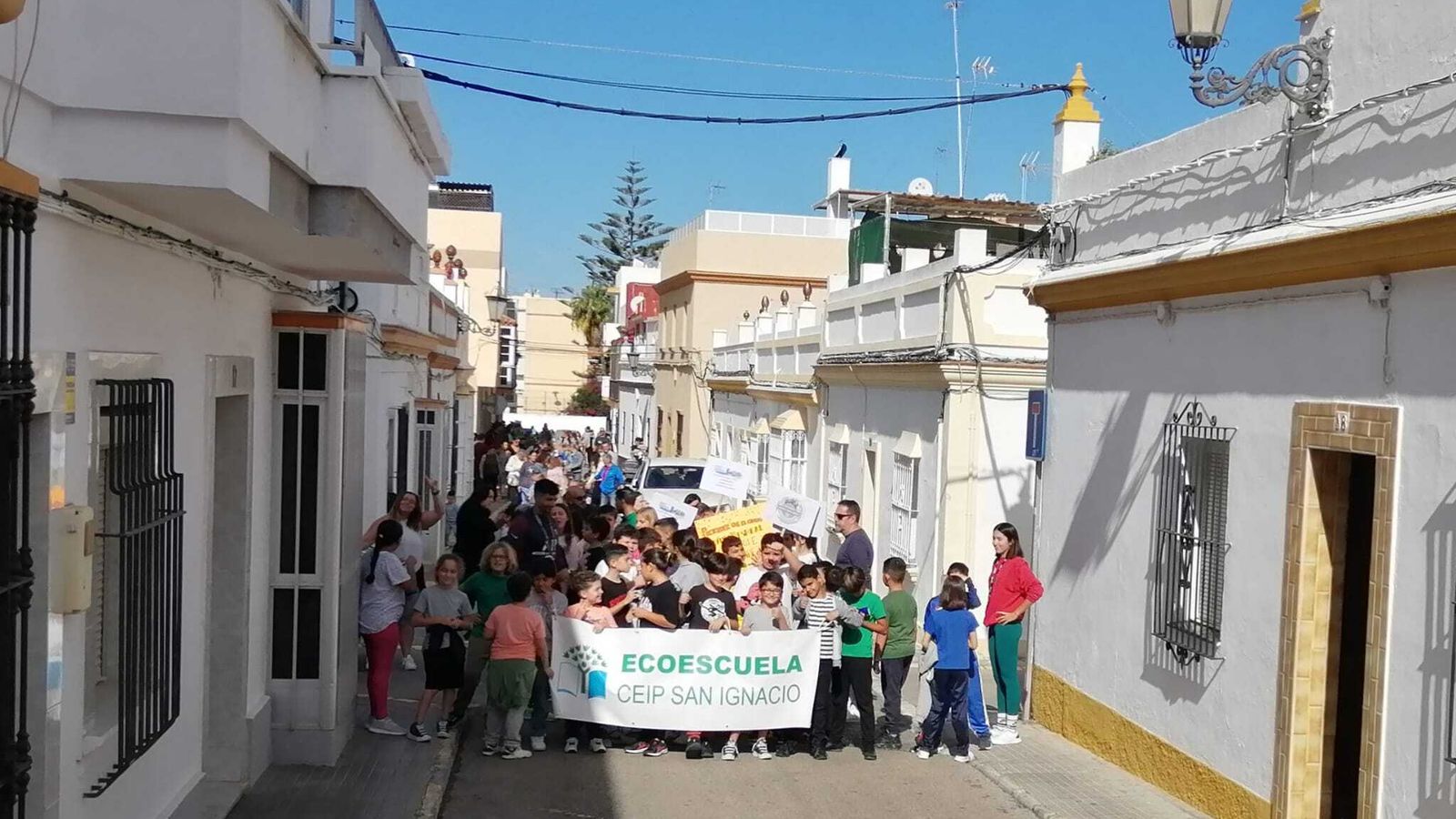 Marcha contra el cambio climático del colegio San Ignacio.