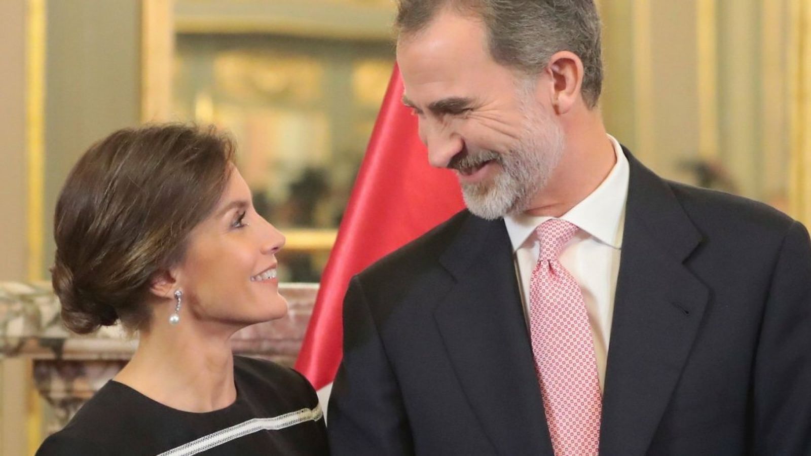 Imagen reciente de los Reyes, sonrientes y felices.