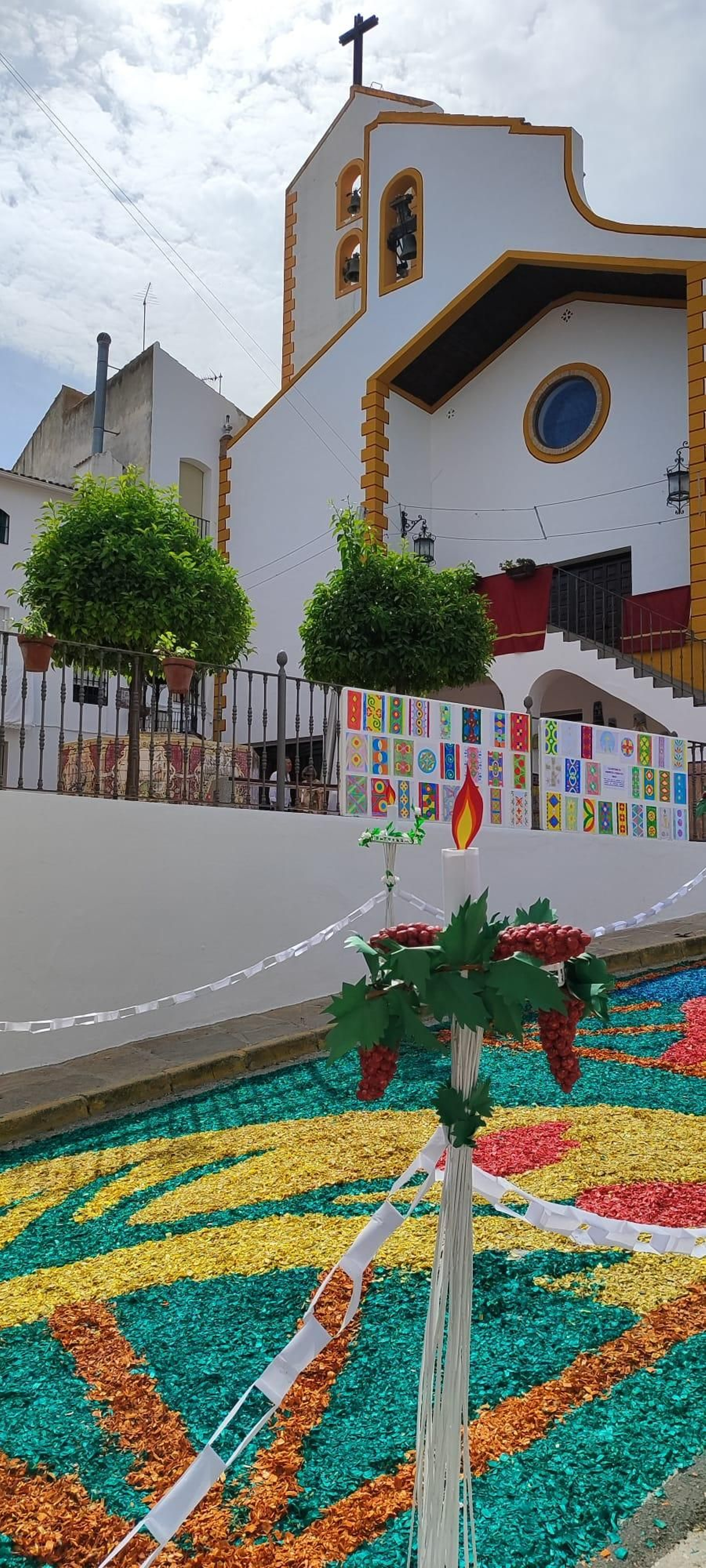Alfombras del Corpus en Valenzuela Alfombras del Corpus en Valenzuela