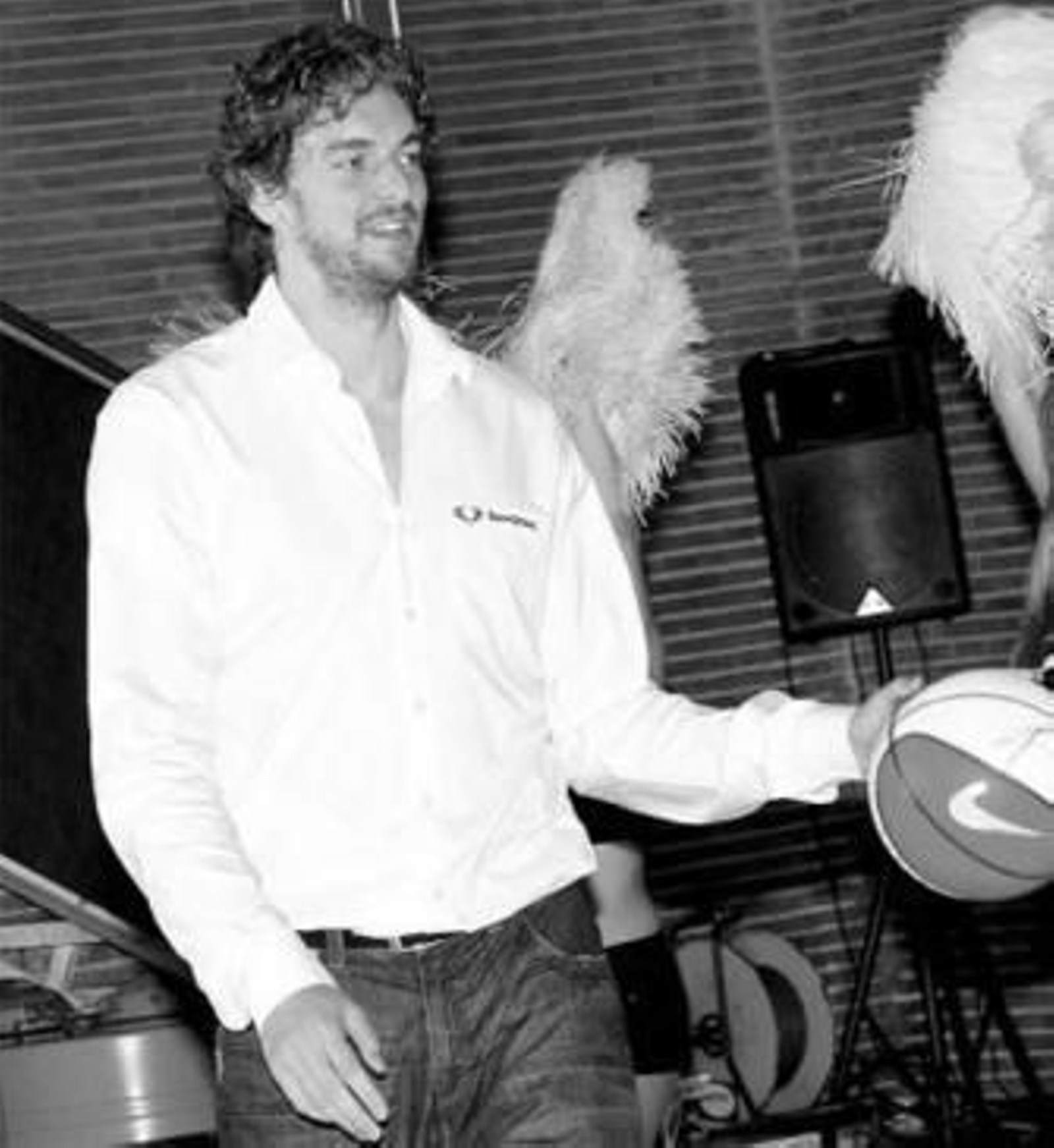 Gasol, durante el acto despedida ayer en Madrid.